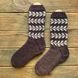 В'язані шкарпетки (колір коричневий) 0326s фото 1